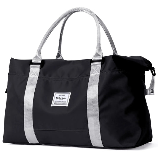 Travel Duffel Bag for Woman, Men Gym Tote Bag, Weekender Overnight Bag Carry on Bag Hospital Holdalls for Women with Wet Pocket, Airplane Approved Personal Item Bag, Blue